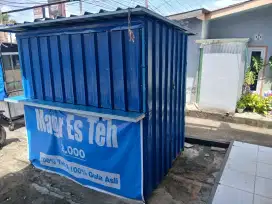 Dijual booth kontainer beserta seluruh isinya