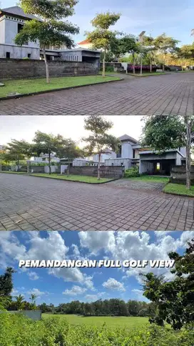 LELANG! DIJUAL VILLA PECATU BALI GOLF VIEW MURAH HITUNG TANAH SAJA