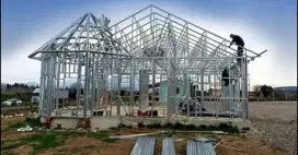 Bongkar pasang atap baja ringan & plafon pvc terpasang
