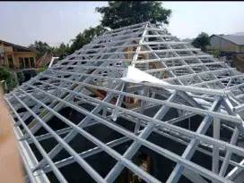 Bongkar pasang atap baja ringan & plafon pvc murah