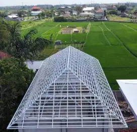 Bongkar pasang atap baja ringan & plafon pvc murah