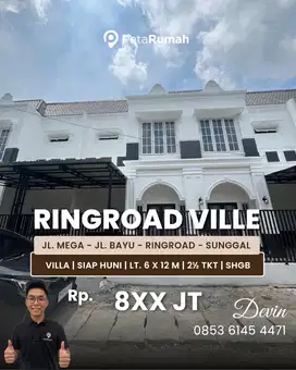 Jual Rumah Tipe Villa Kondisi Siap Huni Daerah Sunggal