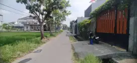 Disewakan tanah pekarangan, lokasi strategis, dekat jln kabupaten