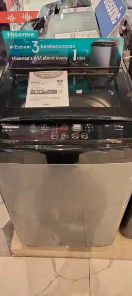 MESIN CUCI HISENSE 8KG