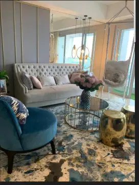 Disewakan One Icon TP3 Full Furnish, Private Lift, View Suramadu