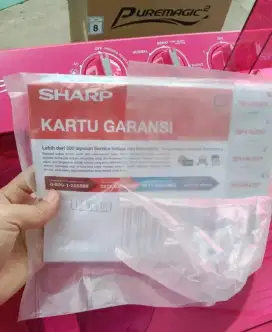 Saya mau jual mesin cuci Sharp 2 tabung EST T75NT 8kg low Watt.