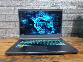 MSI Thin 15 B12UCX i5-12450H 8/512GB RTX 2050 4GB FHD 144Hz Garansi Ok