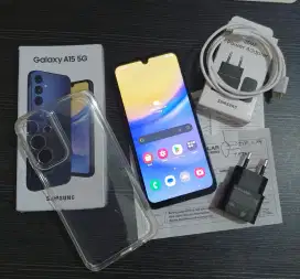 Samsung A15 5G 8/256 GB Blue Garansi Panjang Mulus