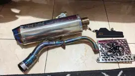 Cover radiator & knalpot pnp aerok nmax old