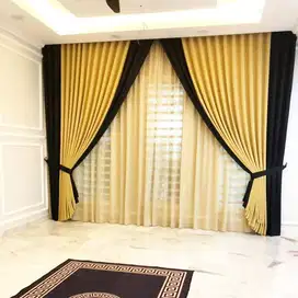 Cod Tirai Gorden Jendela Gordyn Mewah Hordeng Model Terbaru Murah