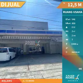 Dijual Ruang Usaha Sangat Strategis di Poros Jalan Ciliwung, Malang