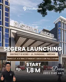 Jual Ruko Lokasi Strategis Daerah Jalan Besar Sunggal
