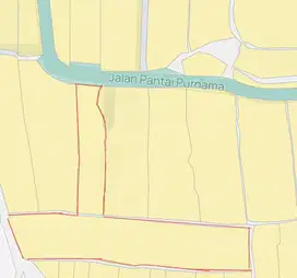 Tanah 5.023m2 Jalan Pantai Purnama