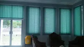 Hordeng dan tirai jendela vertical blind gratis ukur pasang