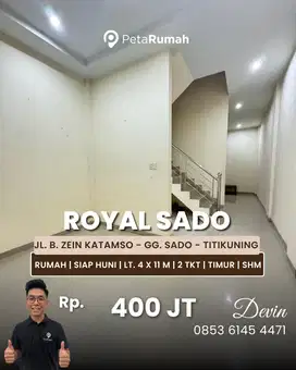 Jual Rumah 2 Tingkat Kondisi Siap Huni Daerah Titikuning