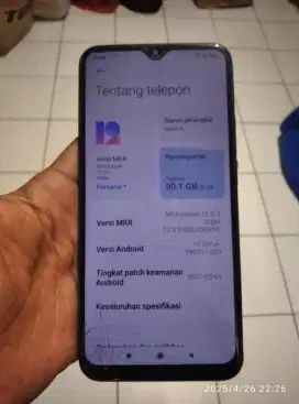 Redmi 9 ram 3/32 batangan