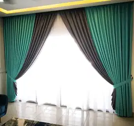 Pembuatan Tirai Gorden Jendela Gordyn Mewah Hordeng Model Terbaru Mura