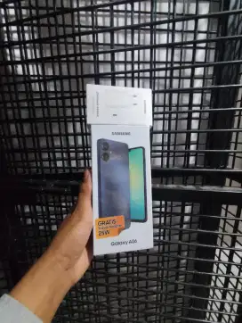 Samsung A06 lte. Cashback 100rb . Free adaptor ori