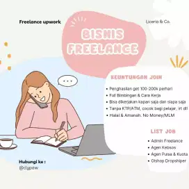 Lowongan Kerja Freelance