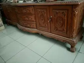 Bufet Meja kayu pajangan uk.panjang 240 x lebar 50 x tinggi 80 cm