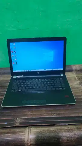 laptop HP14 AMD A9-9425 Ram 8GB DDR4 SSD 128GB VGA 2GB 2jt saja