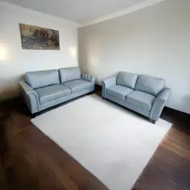 Selma Lora Set Sofa Fabric 2 & 3 Seater - Abu-abu