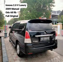 KM 68Ribu Toyota Kijang Innova Bensin Manual Type V Luxury Warna Hitam