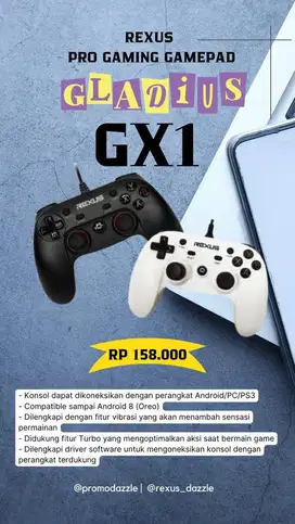 Gamepad Gladius GX1 Rexus