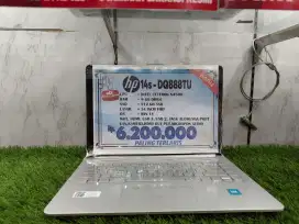 Laptop HP 14S DQ888TU SSD 512 Kredit DP 0 Proses Cepat
