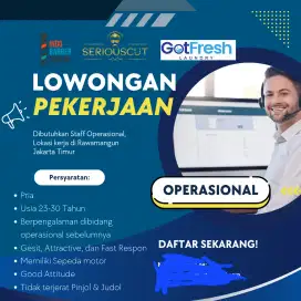 Lowongan Admin Operasional