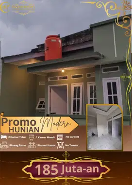 Promo hunian modern 2 kamar akses strategis mulai dari 185 jutaan