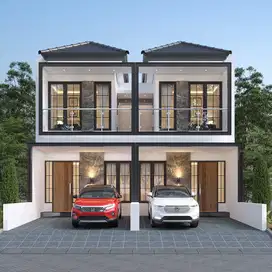 Rumah 2 Lantai Pinggir Jalan Akses Tol Cimanggis 700 Jutaan