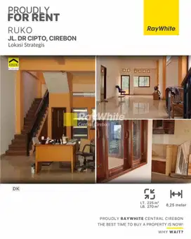 Disewakan Ruko Siap Pakai di Jalan Cipto Cirebon