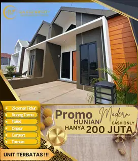 Hunian minimalis cash dan bertahap akses strategis mulai 200 jutaan