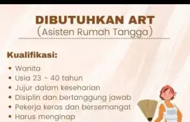 DI CARI ART / JASA PEMBANTU