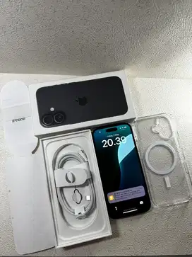iPhone 16 Black 128 GB Garansi Resmi Panjang