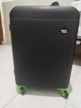 Koper merk supercase hitam premium oke