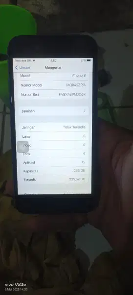 iPhone 8 256 iOs 16.7.10