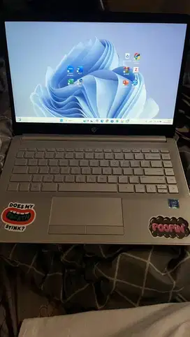 Laptop HP tipe 14s SSD 256