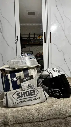 SHOEI X14 WHITE ANT MARCQUEZ
