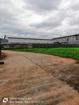 Dijual tanah 2800 mtr di dalam kawasan industri pkln 2 bekasi timur
