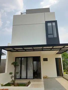 Rumah Cantik 3 Lantai Selangkah Ke Stasiun MRT Lebak Bulus