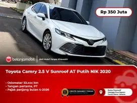 [ PAJAK PANJANG ] Toyota Camry 2.5 V Sunroof AT Putih 2020/2021