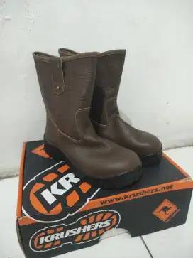 Sepatu Safety Krushers Coklat size 42