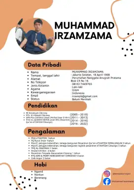 Info lowongan lagi butuh kerjaan modal kejujuran sedikit pengalaman.