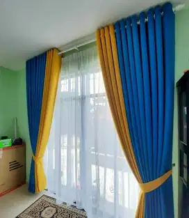 Toko Gorden Blackout Sekat Klinik Hordeng Pintu Gordyn Vitrase