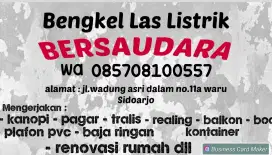 Jasa las listrik dan bangunan