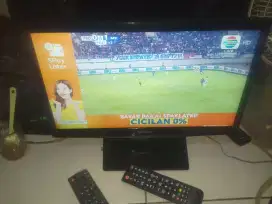Tv led 20 inch samsung+stb normal siap tonton nego tipis