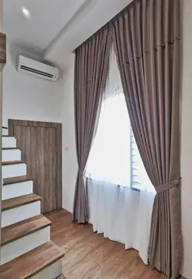Menerima Tirai Gorden Jendela Gordyn Mewah Hordeng Model Terbaru Murah