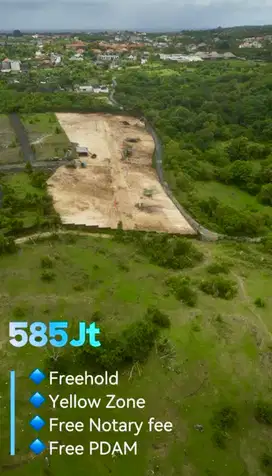 Kavling Murah Full View Ocean & GWK Lokasi Binginsari Ungasan